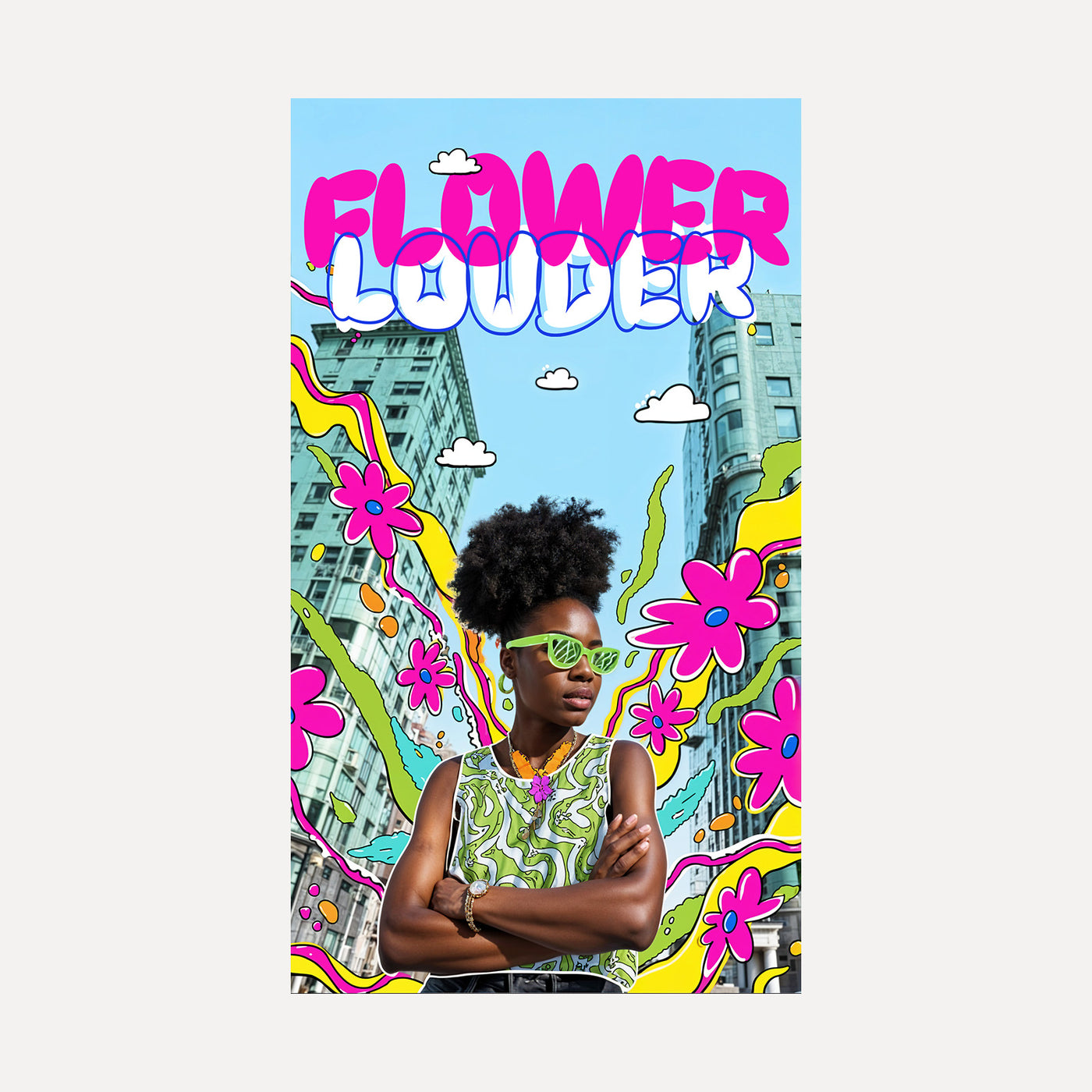 Floral Noise unframed art print