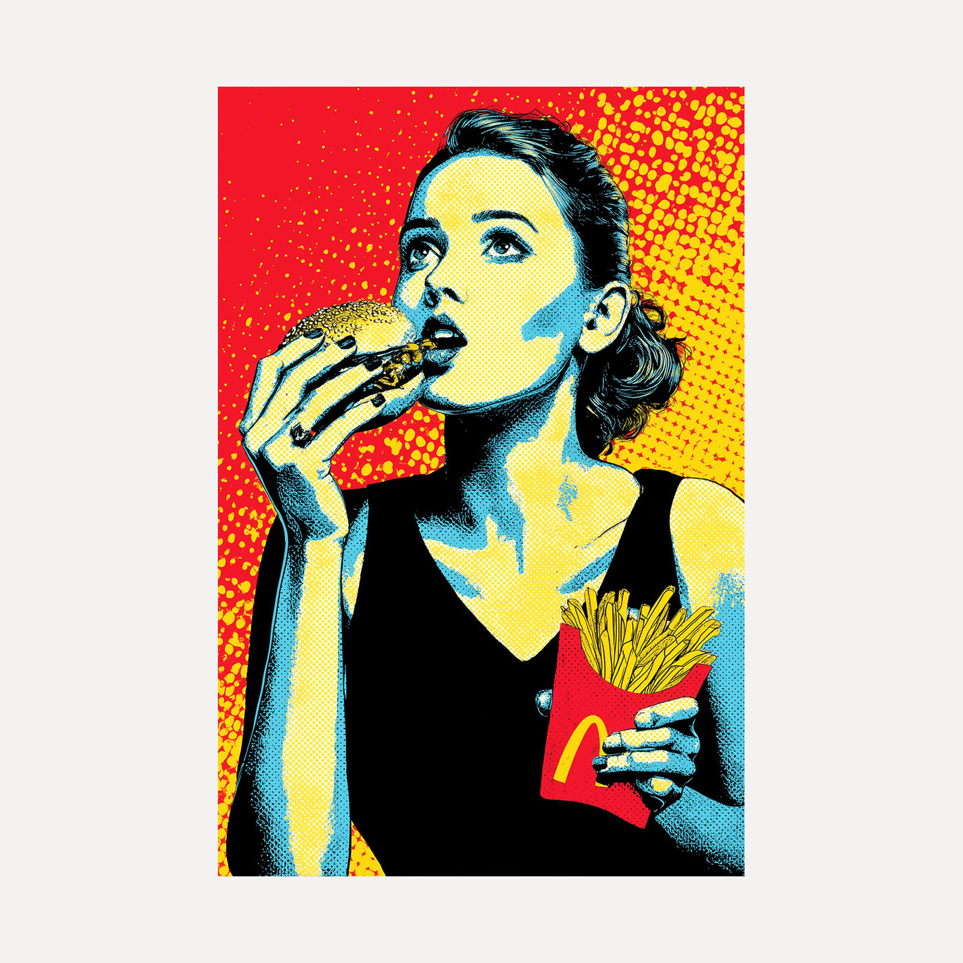 Fries First unframed art print