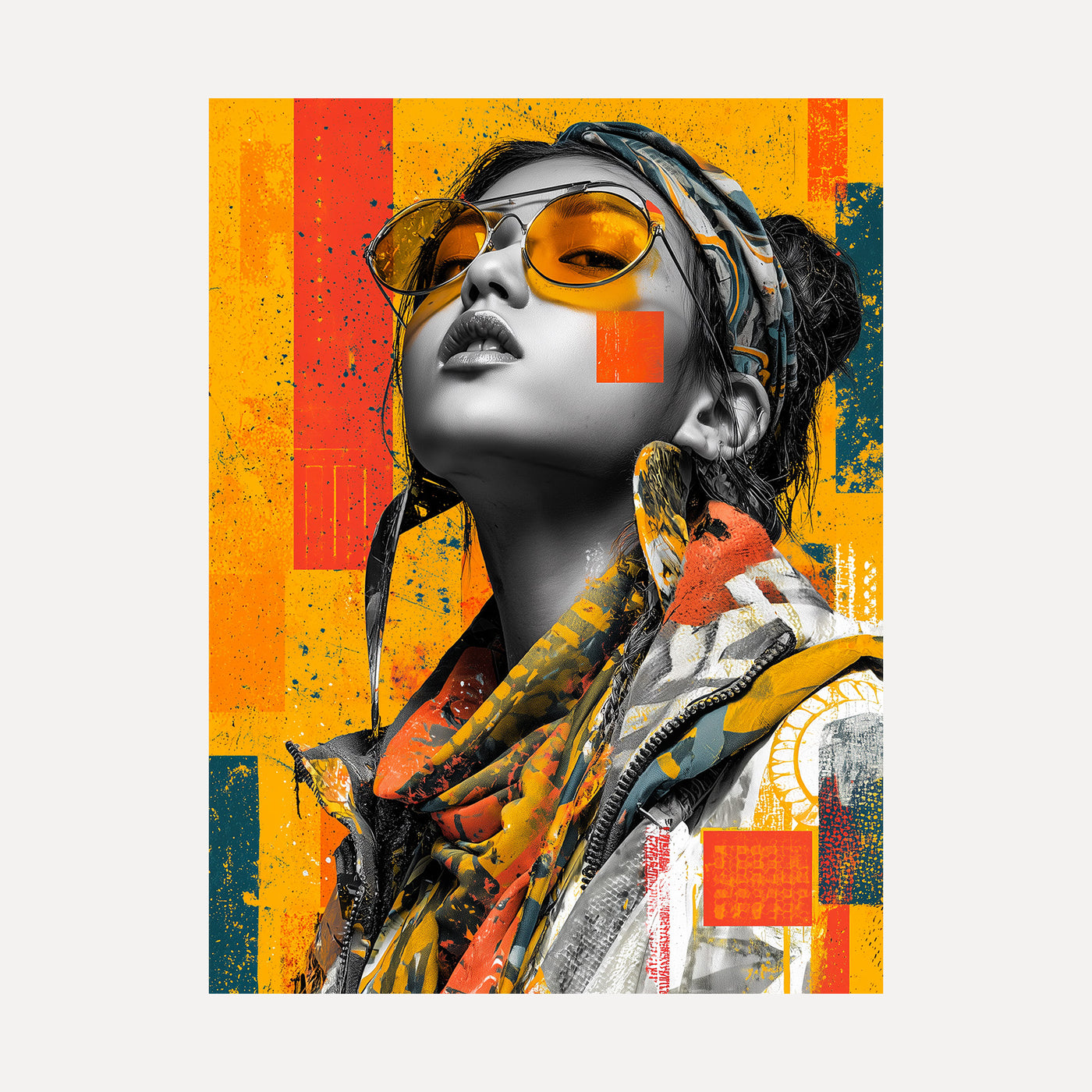 Graffiti Gold unframed art print