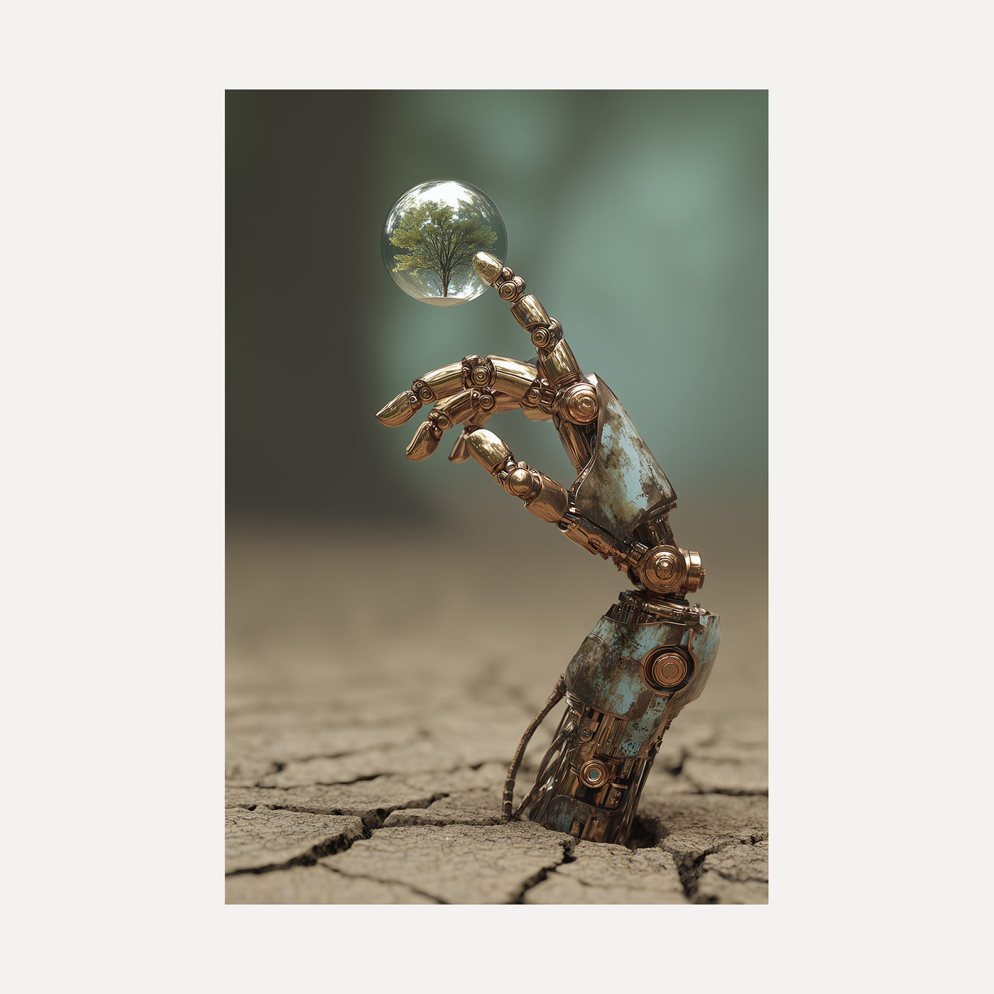 Holding Tomorrow unframed art print