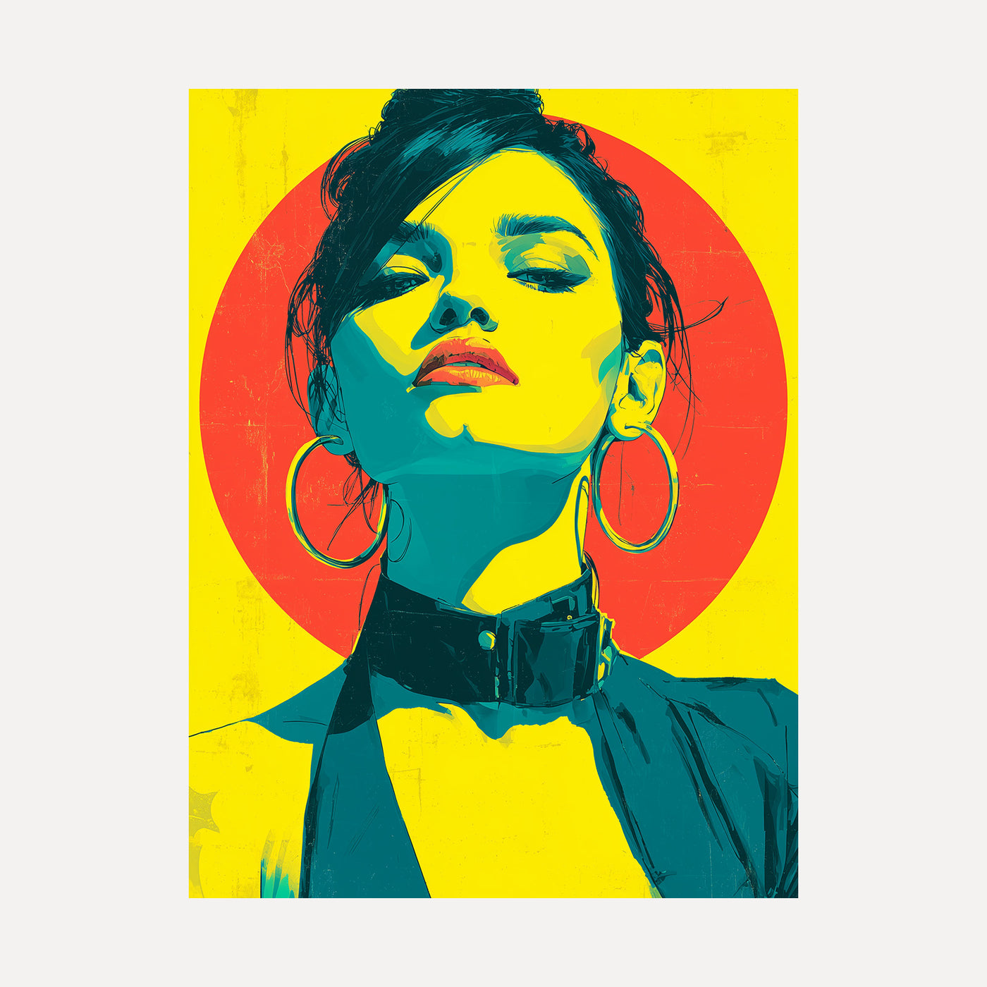 Hoop Theory unframed art print