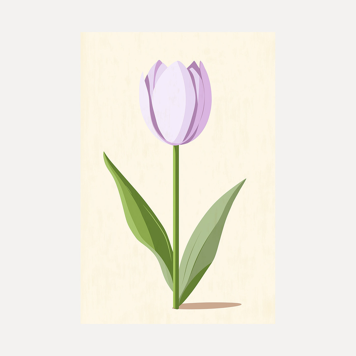 Lilac Tulip unframed art print