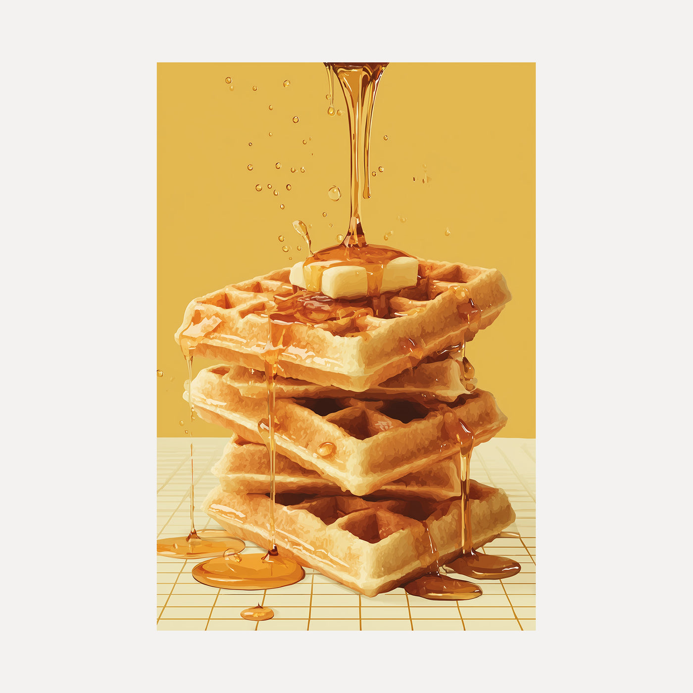 Maple Waffles unframed art print