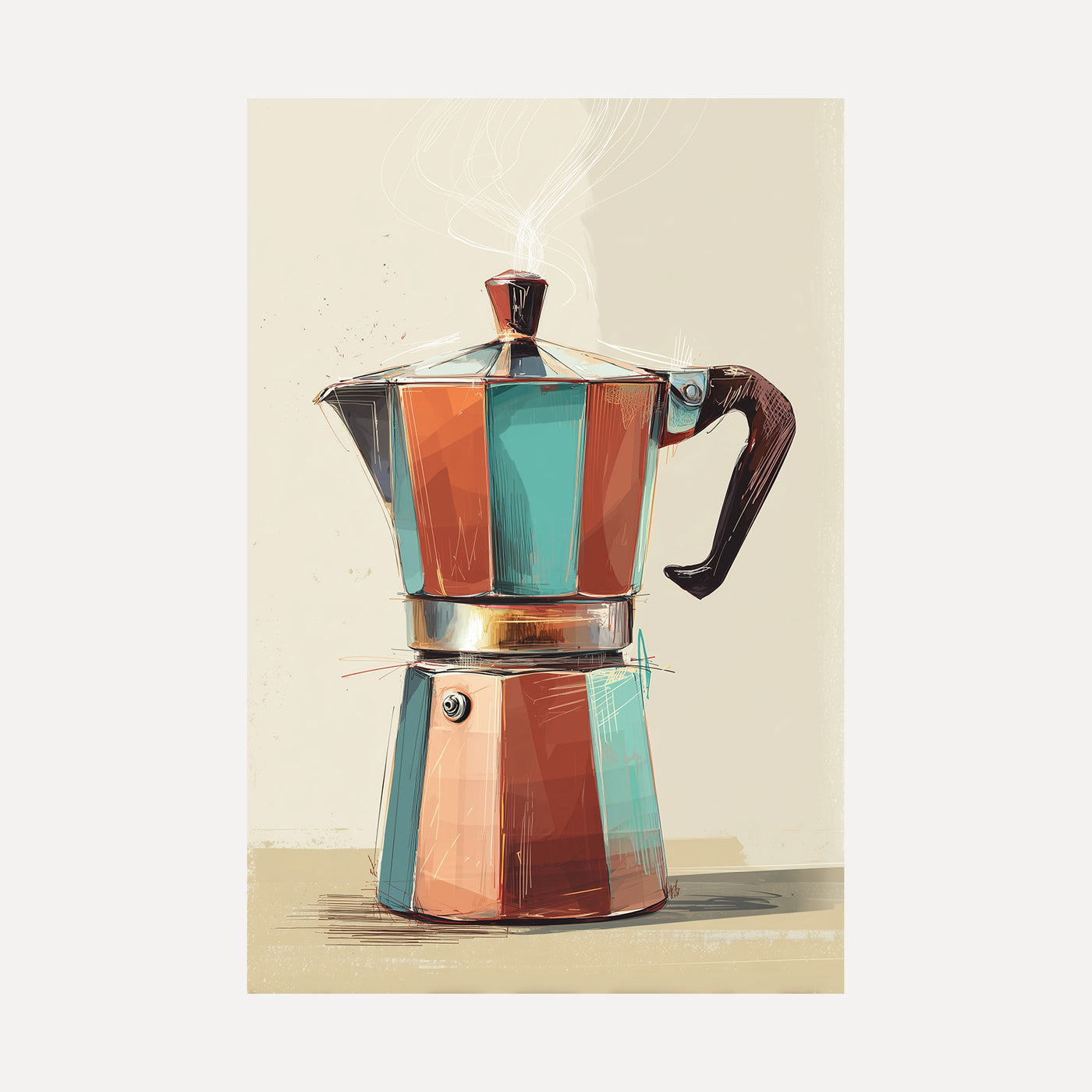 Moka Pot unframed art print
