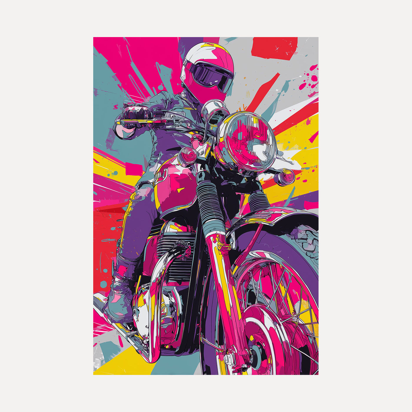Moto Pop unframed art print