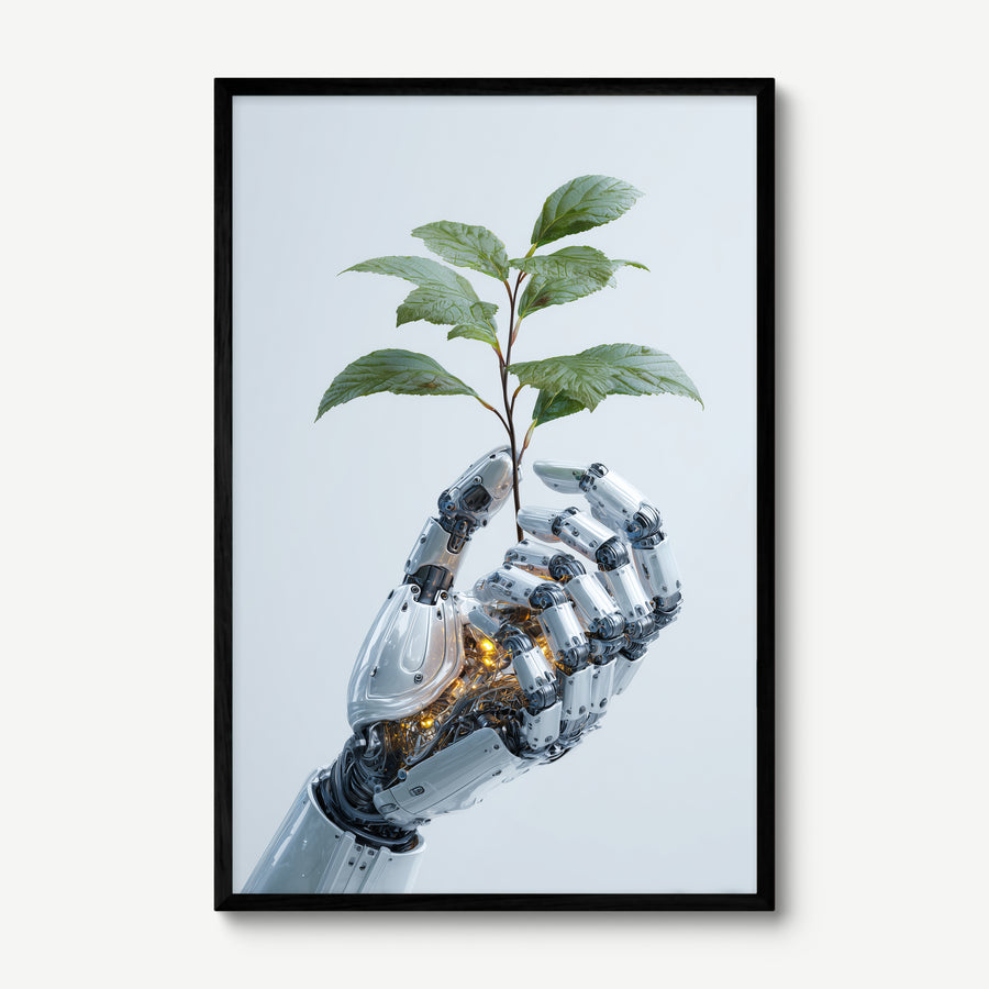 New Life art print in a black frame