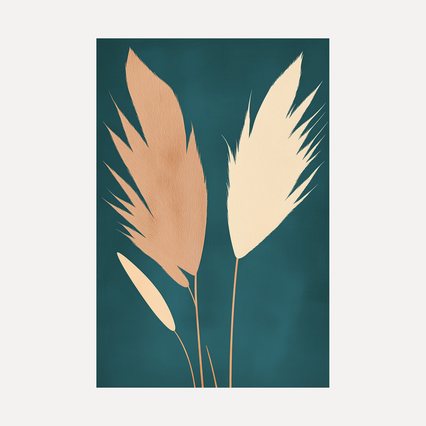 Pampas Silhouettes unframed art print