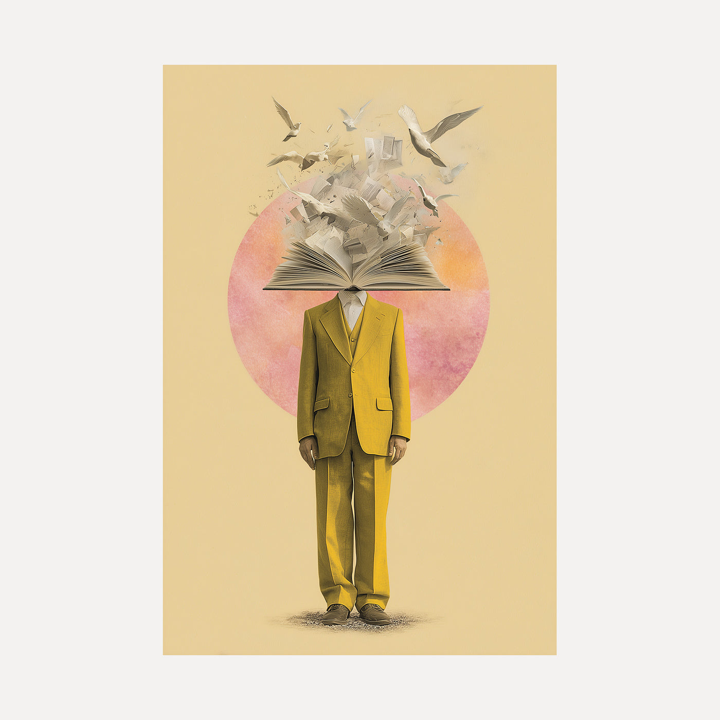 Pink Fracture unframed art print