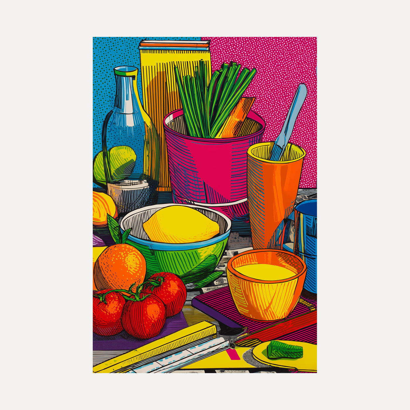 Pop Pantry unframed art print