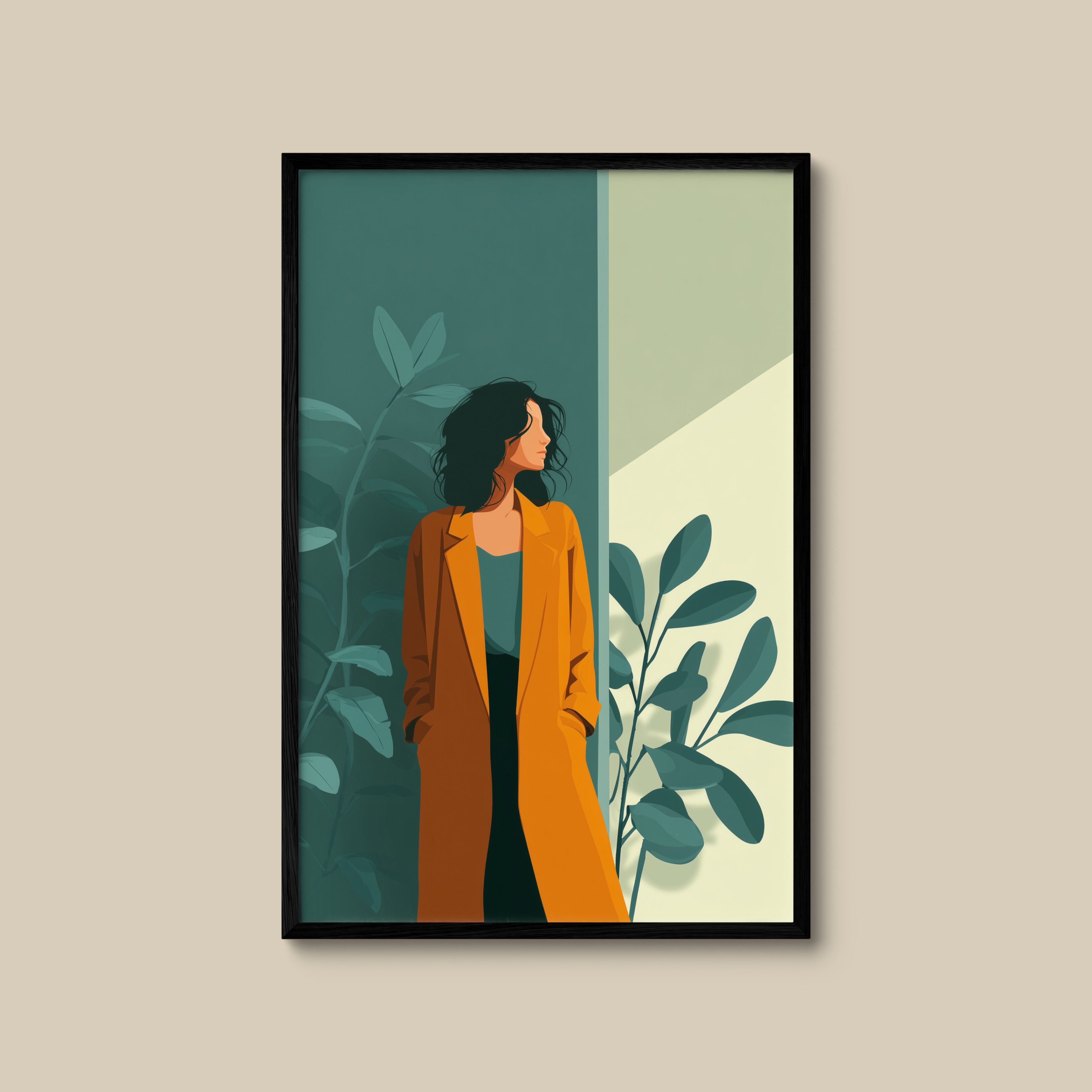 Amber Coat Moment