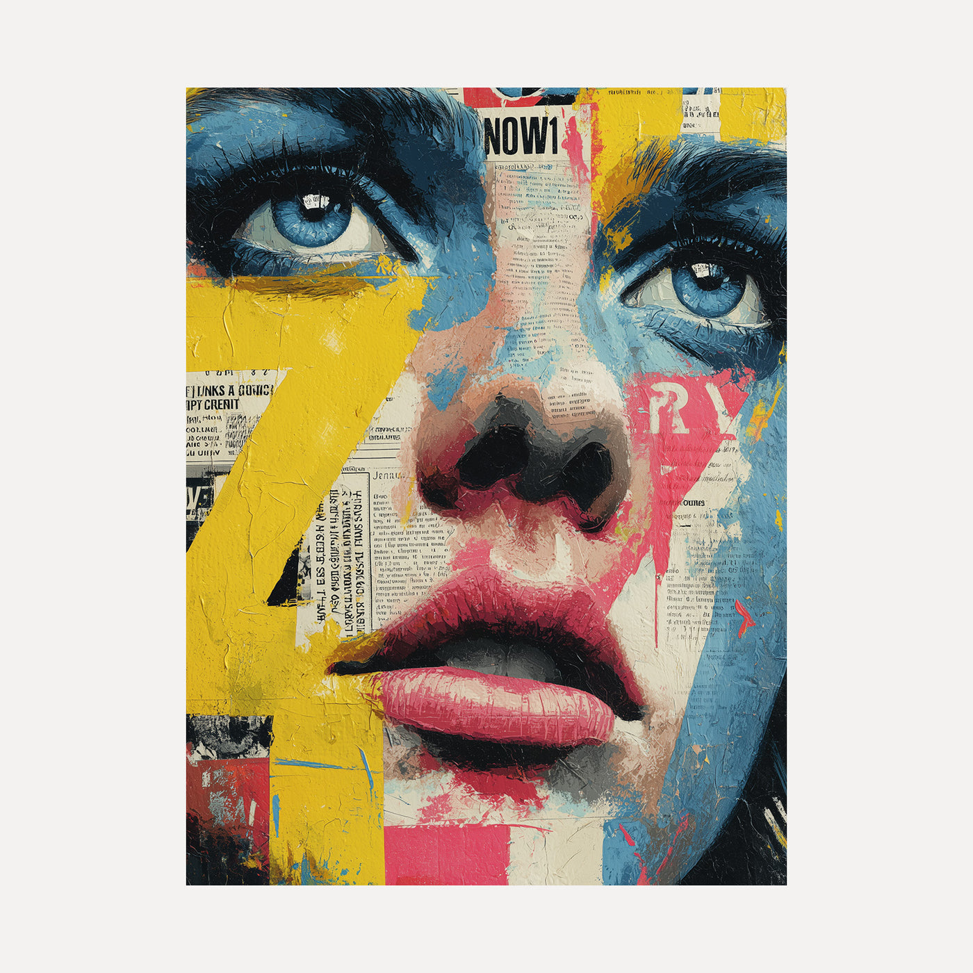 Raw Gaze unframed art print