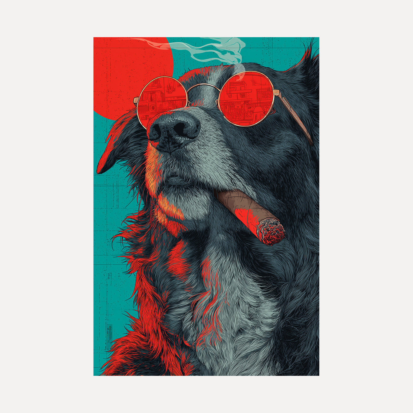 Rebel Hound unframed art print