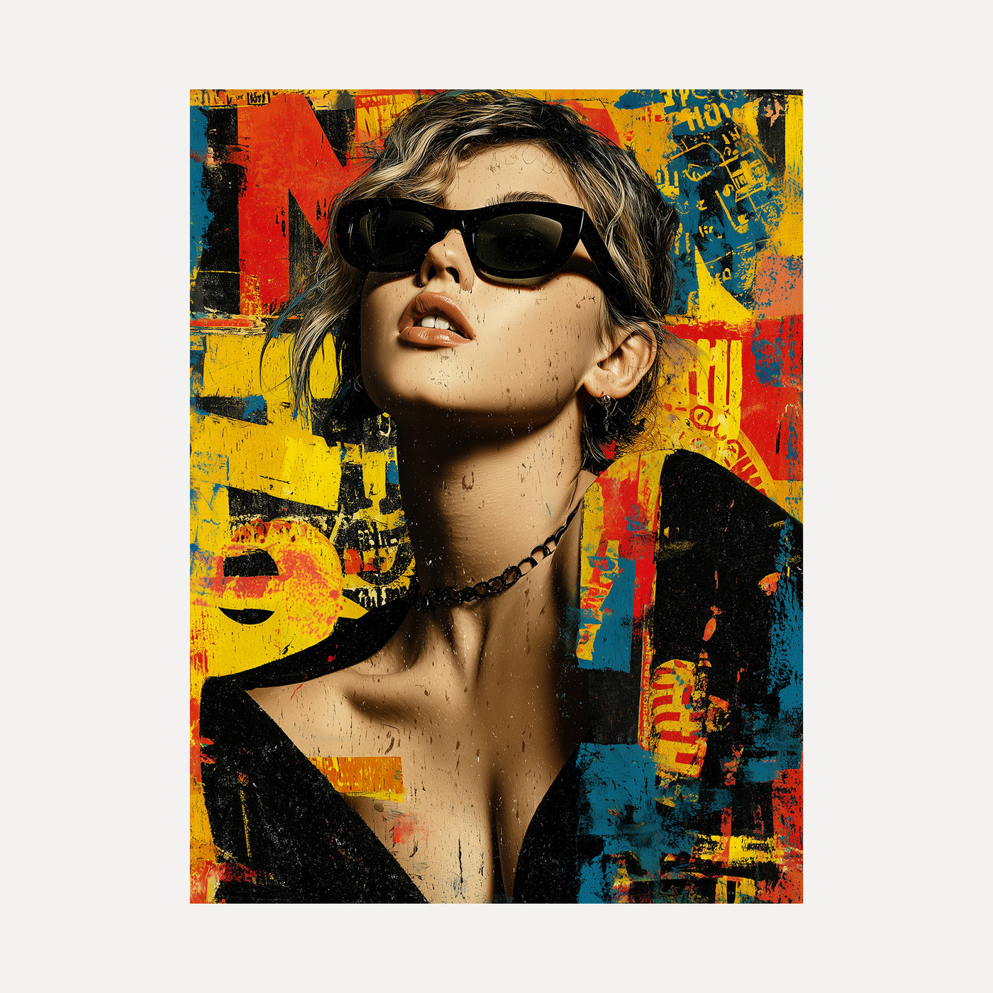 Scarf Up unframed art print