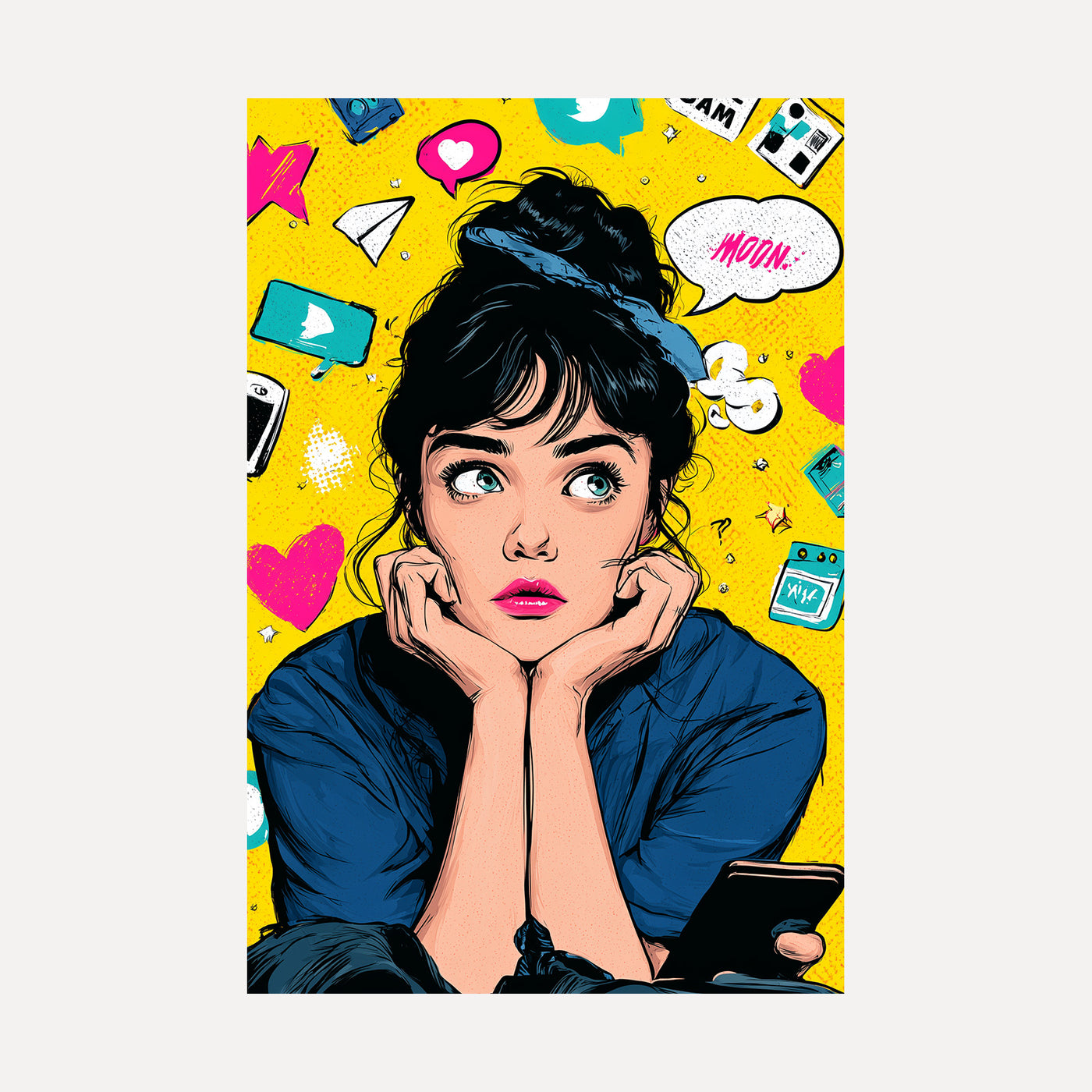 Social Static unframed art print