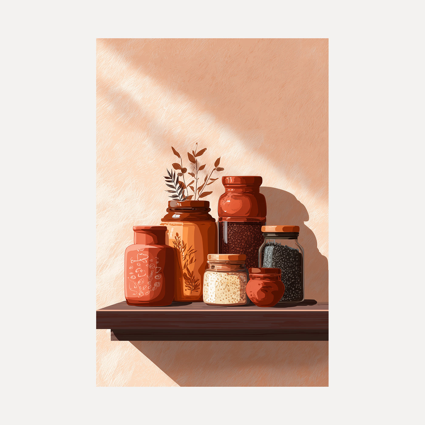 Spice Shelf unframed art print