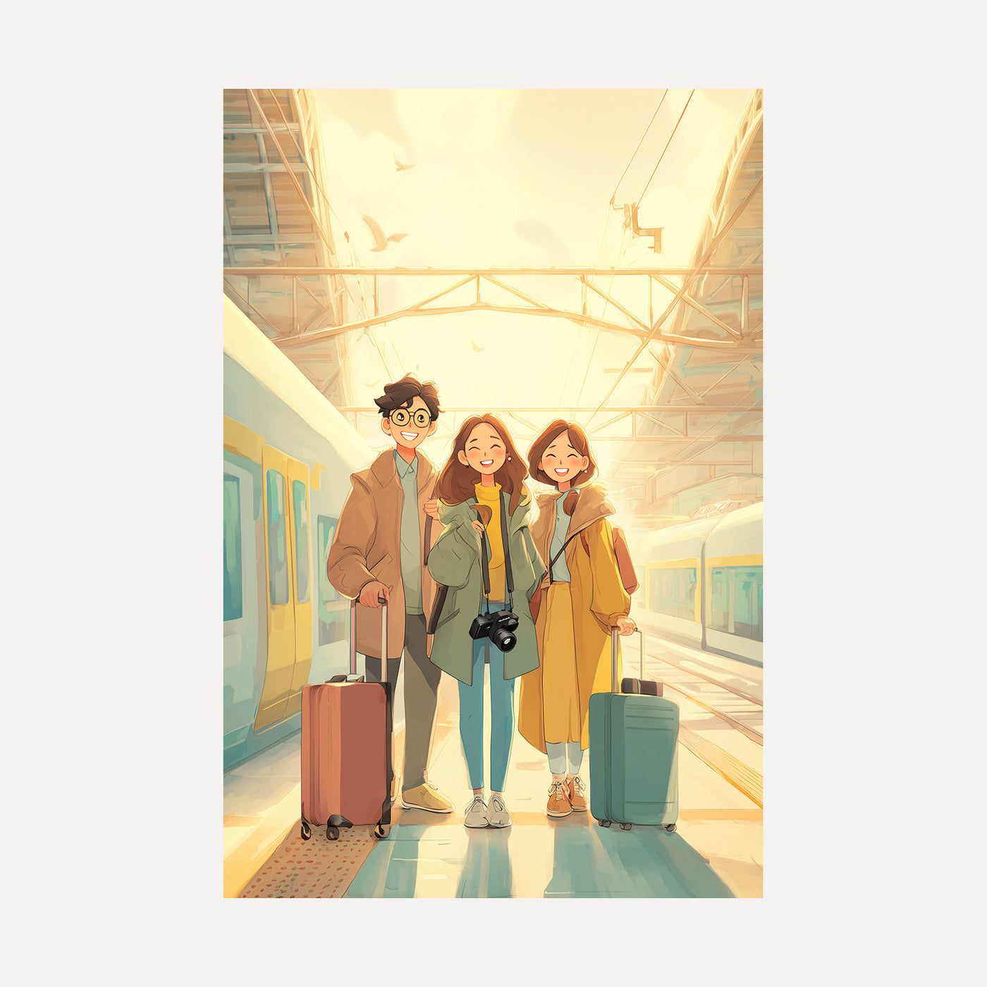 Station Departure unframed art print