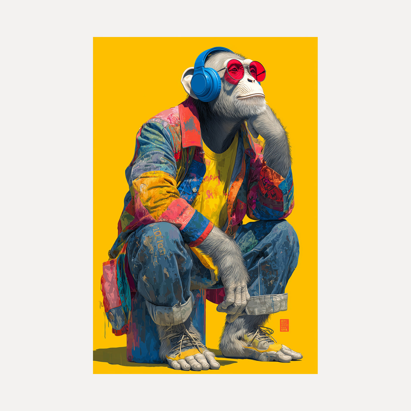 Urban Chimp unframed art print