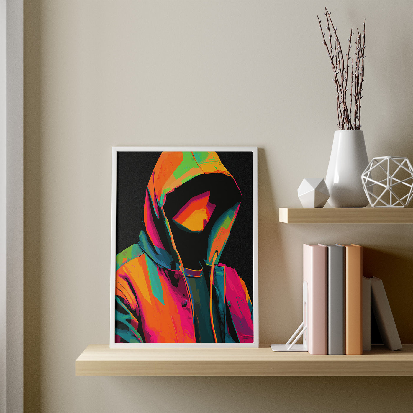 Void Figure framed in a room