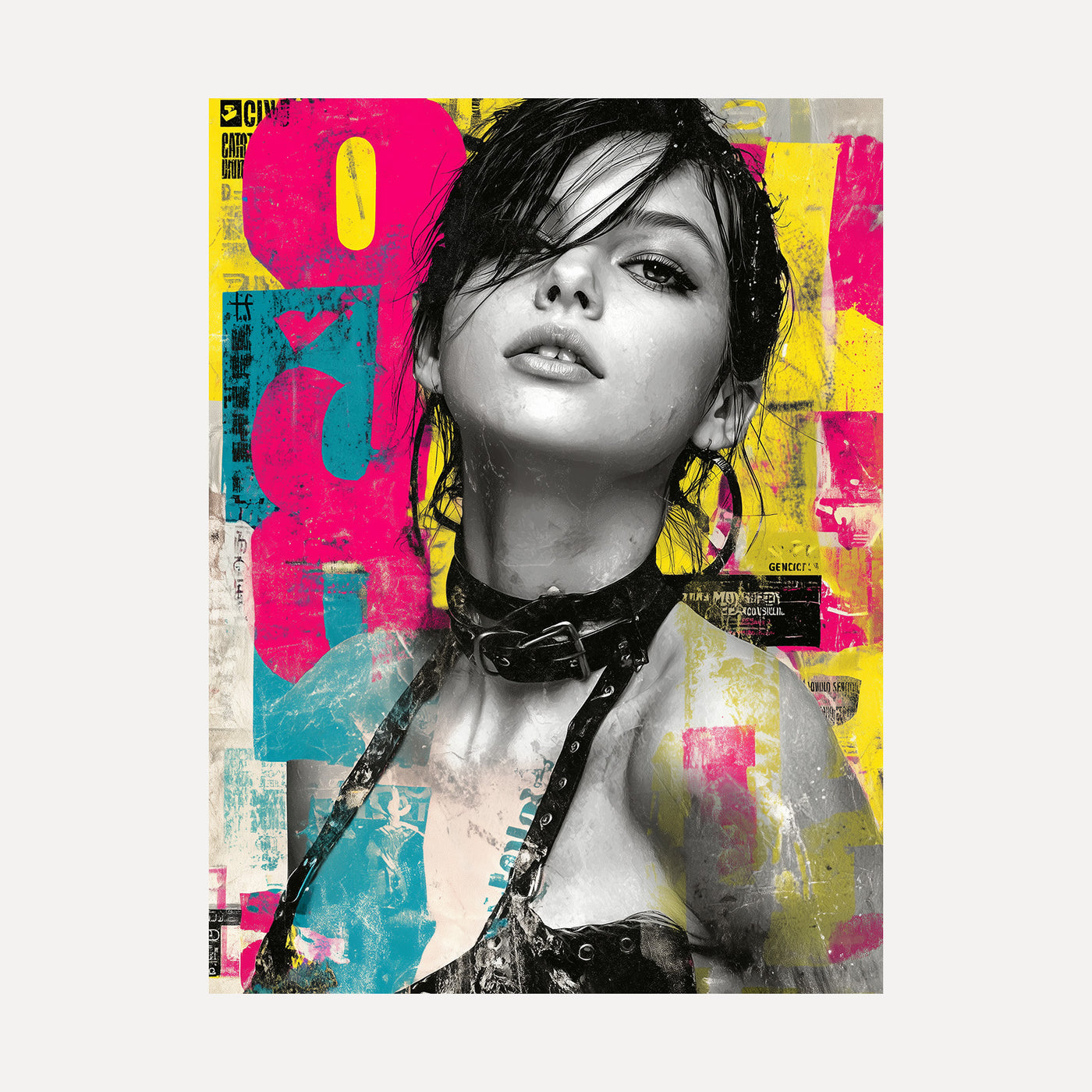 Wall Punk unframed art print
