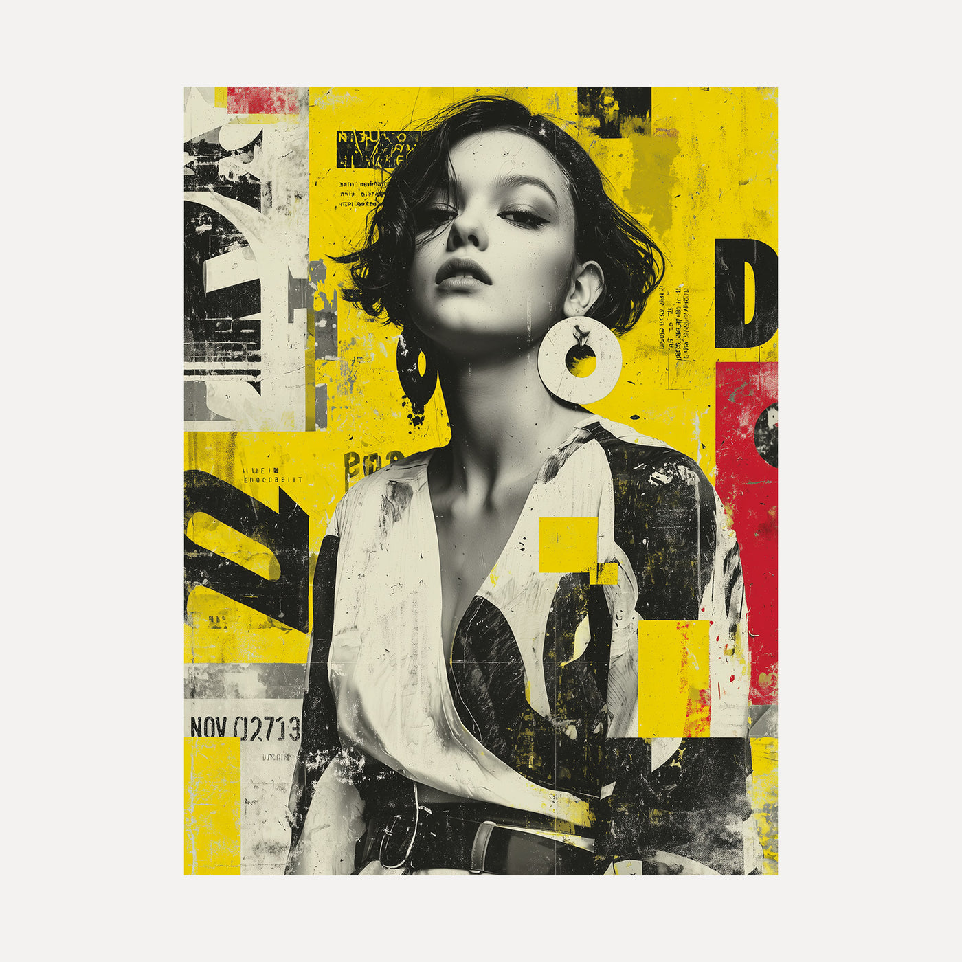 Yellow Noise unframed art print